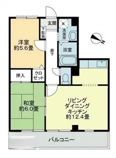 シーズン柞田【103号室】の間取り