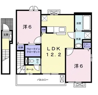 オーブ・プロムナードⅡ【2階】の間取り