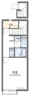 レオネクストグロワール【204号室】の間取り