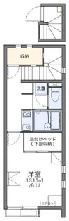 レオネクストキララⅡ【201号室】の間取り