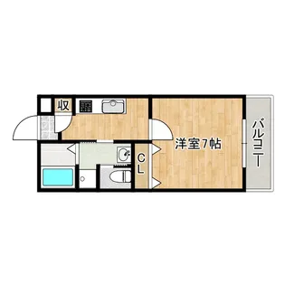 レクシア大供【1階】の間取り