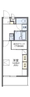 レオパレスHAZE【1階】の間取り