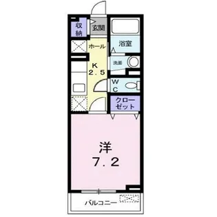リベラシオンⅢB【2階】の間取り