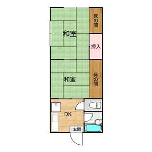 ワイドセンター【1階】の間取り