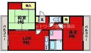 リ・グレイス【202号室】の間取り