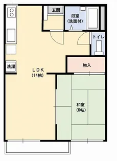 コーポ小川【201号室】の間取り