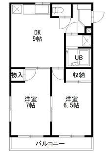 ブルーハイツ【101号室】の間取り