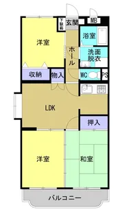 フルール【305号室】の間取り
