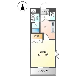 ピアッツア紗梨【2階】の間取り