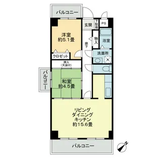 プラージュ司【2階】の間取り