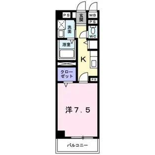 マルベル宇多津【2階】の間取り
