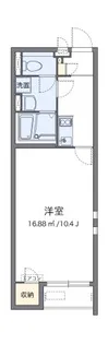 クレイノステラ 庭瀬【1階】の間取り