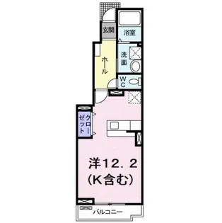 プランタンローズ【1階】の間取り