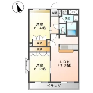 ミルキーウェイ【3階】の間取り