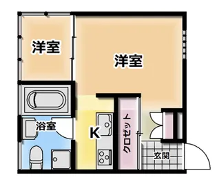 京都みやび【3階】の間取り