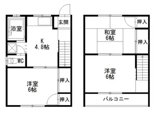 コンフォートハイツの間取り