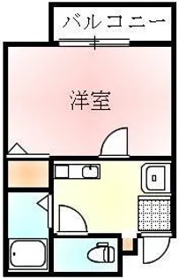 グロリアスハイム【1階】の間取り