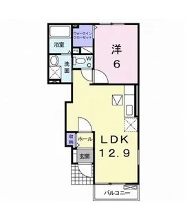 フォレスタ【1階】の間取り