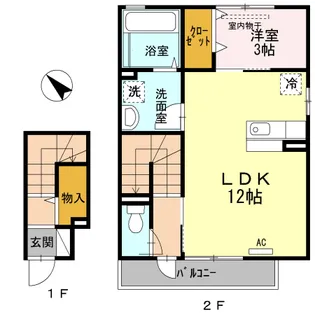 イル・パエーゼ【2階】の間取り