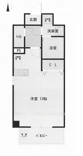 tilleul【701号室】の間取り