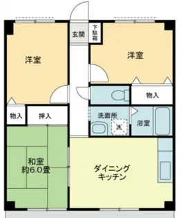 フィネス坂本【1階】の間取り