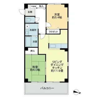 シーズン柞田【3階】の間取り