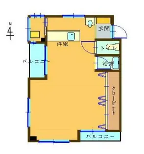 イマージュマルイ【401号室】の間取り