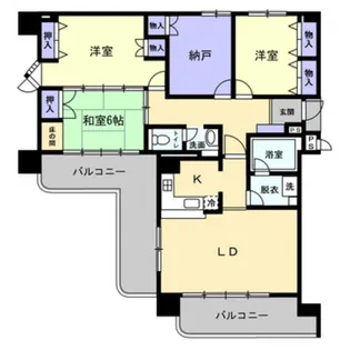 サンハイツ宇多津【11階】の間取り