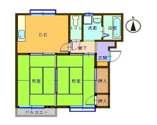 カーサセトウチ【2階】の間取り
