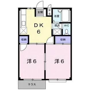エルディムシャルマンB【1階】の間取り