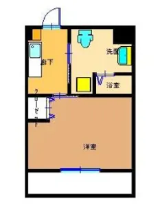 LA SPERANZA【303号室】の間取り