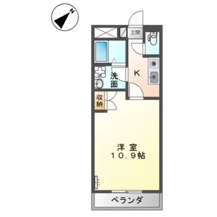 コンフォール【2階】の間取り