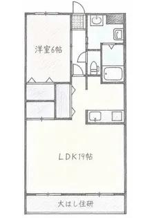 サコⅡ【105号室】の間取り