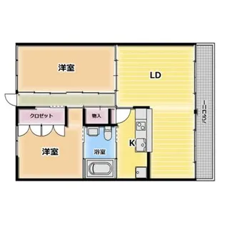 京都みやび【2階】の間取り