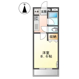 シャインキャッスルⅡ【1階】の間取り