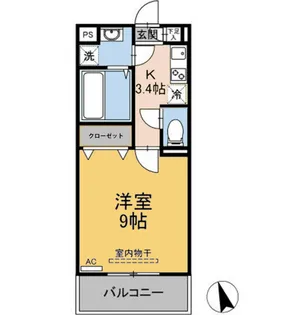 アプリシティ【2階】の間取り