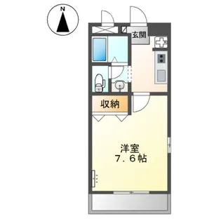 サンコート・マナベ【1階】の間取り