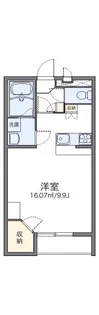 レオパレスメーテルベ【103号室】の間取り
