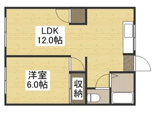 セレッソ吉岡 B棟【1階】の間取り