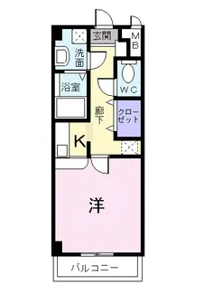 Small Luxury【3階】の間取り
