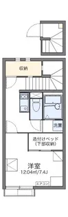 レオネクストエクレール エヌ【203号室】の間取り
