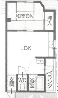 城心ビル【3F号室】の間取り