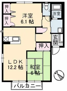 パティオ 6【1階】の間取り