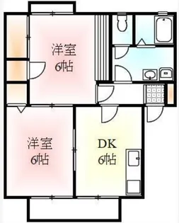 シュガーコートII【205号室】の間取り