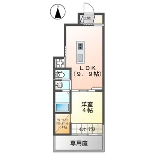 ソラーレ【1階】の間取り