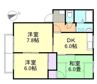 大島アパート【1階】の間取り