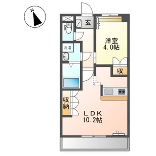 コーポウインクル【1階】の間取り