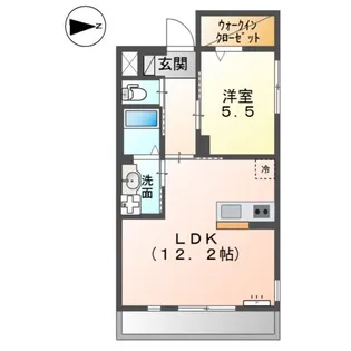 セレーノⅡ【2階】の間取り