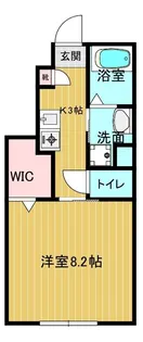 Shanti core B【103号室】の間取り