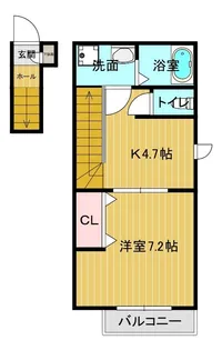 Shanti core B【2階】の間取り
